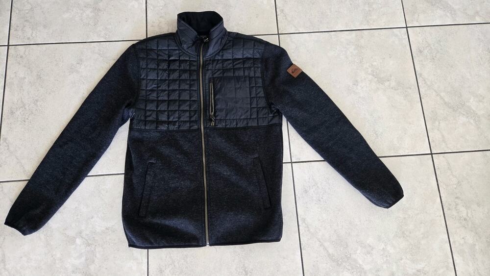 Quicksilver Fleece Zip Up Jacket Men’s m Black